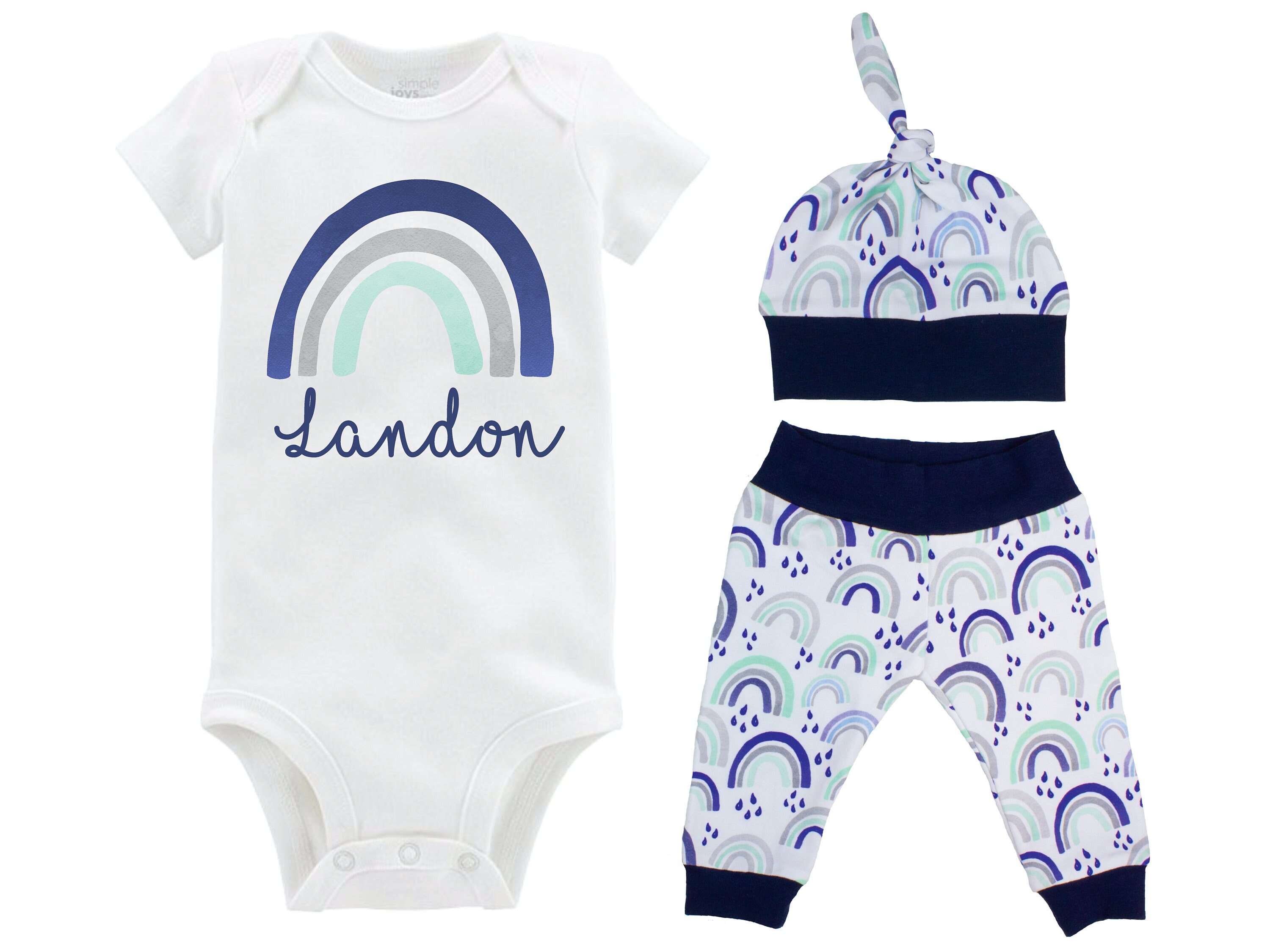 carter's rainbow onesie
