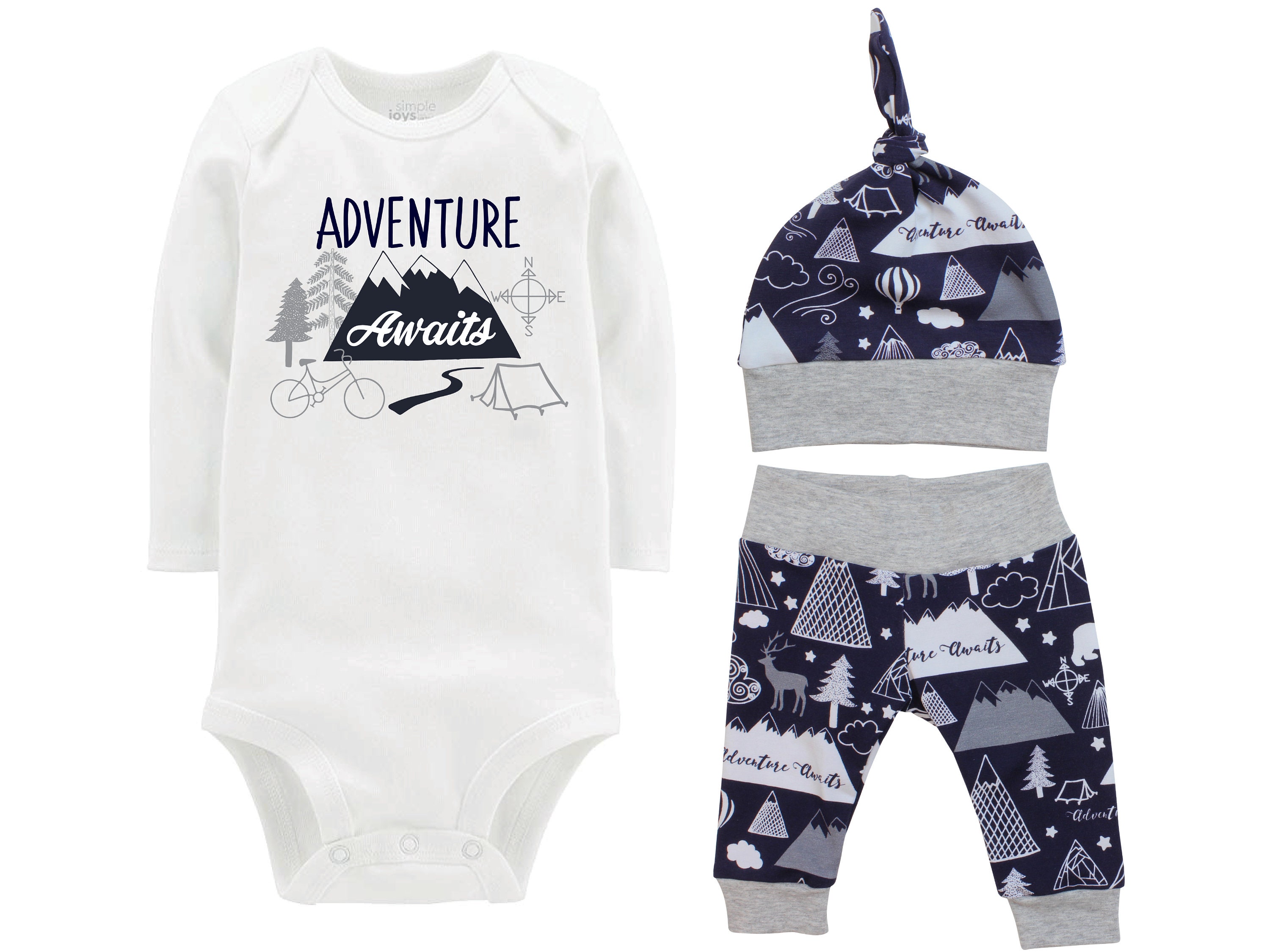 adventure awaits onesie