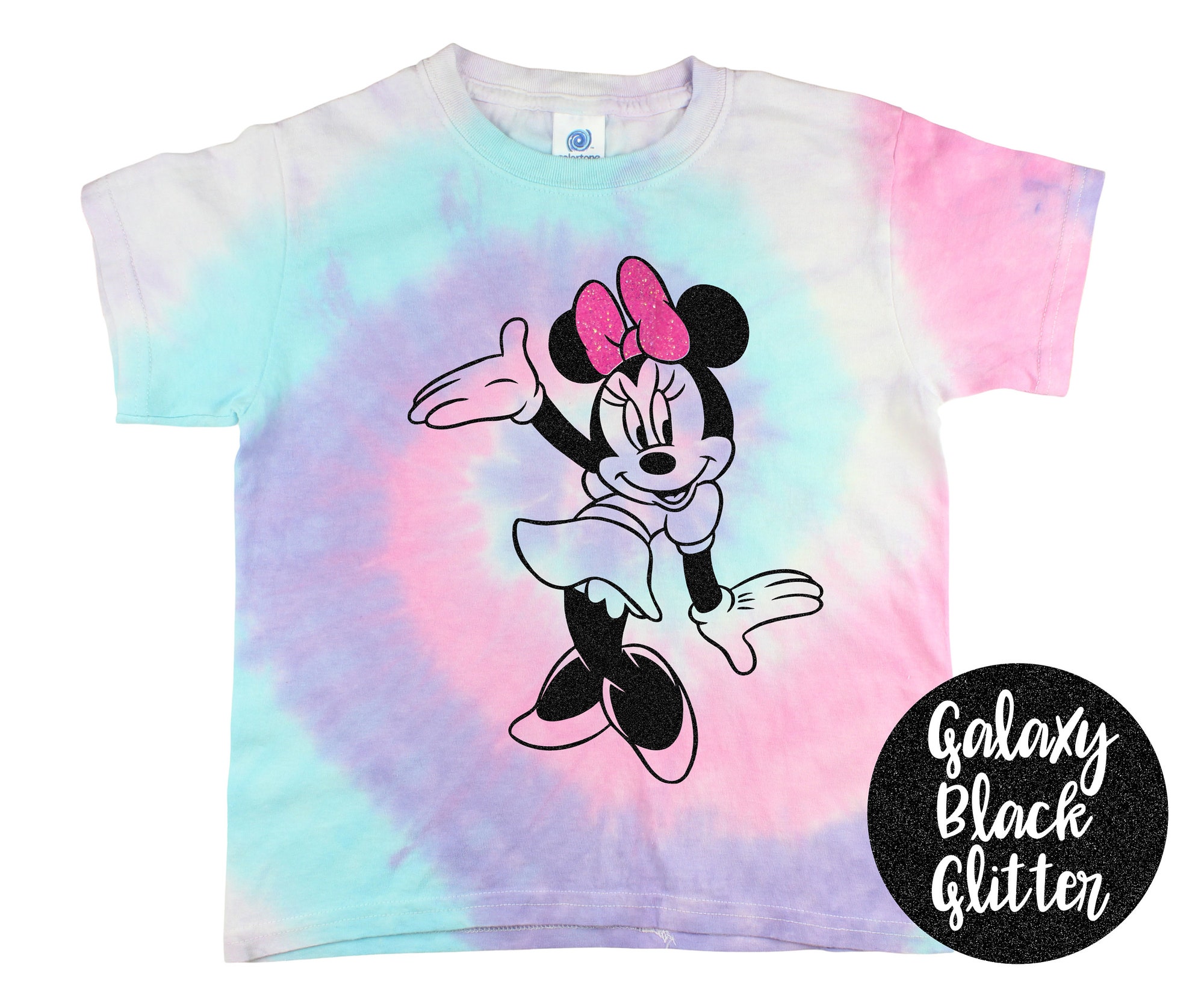 Minnie Mouse Tie Dye Vacation Bright Bow 3D T Shirt