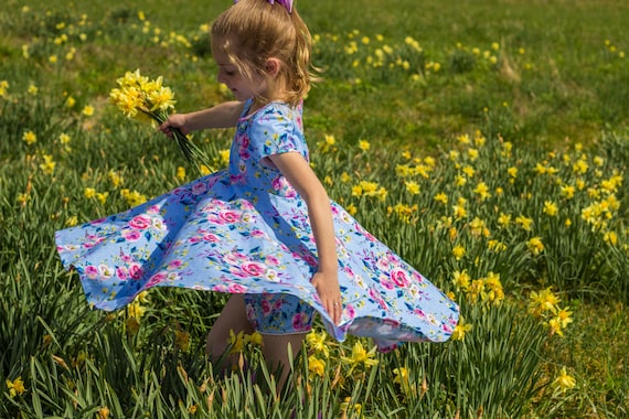 Blue Summer Twirly Dress Watercolor Floral Spring Easter Dress Toddler Dress Girl Dress Blue Pink Yellow Twirl Dress Short Sleeve Knit Dress Blue Summer Twirly Dress Watercolor Floral Spring Easter Dress Toddler Dress  Girl Dress Blue Pink Yellow Twirl Dress Short Sleeve Knit Dress - Etsy