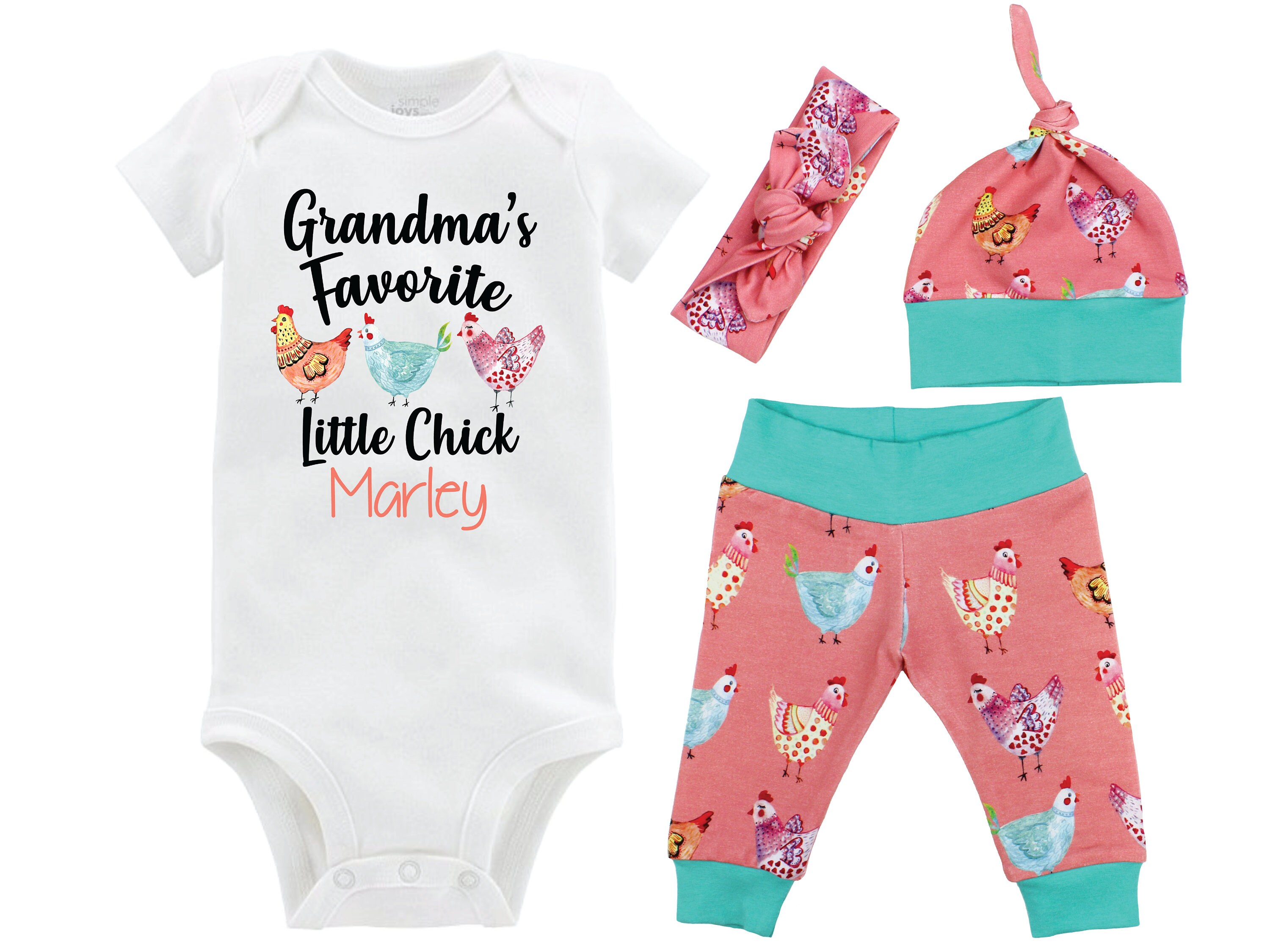 chick baby outfit
