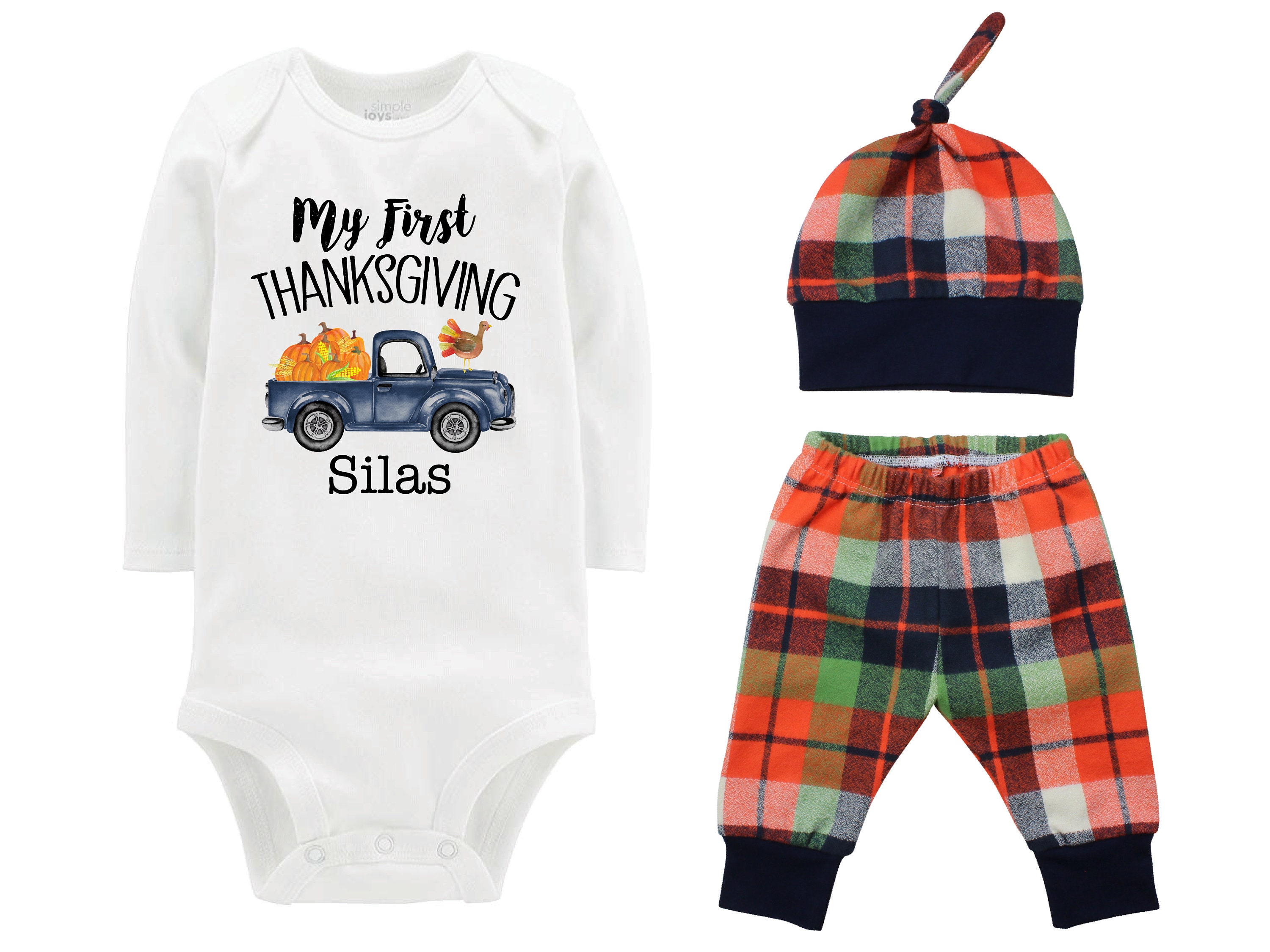 my first thanksgiving outfit boy