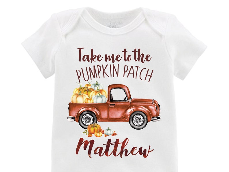 Boys Pumpkin Truck Shirt