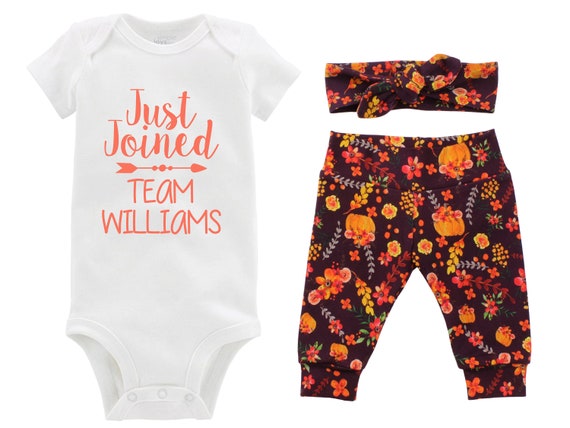 Fall Just Joined Team Personalized Going Home Outfit Wine Orange
