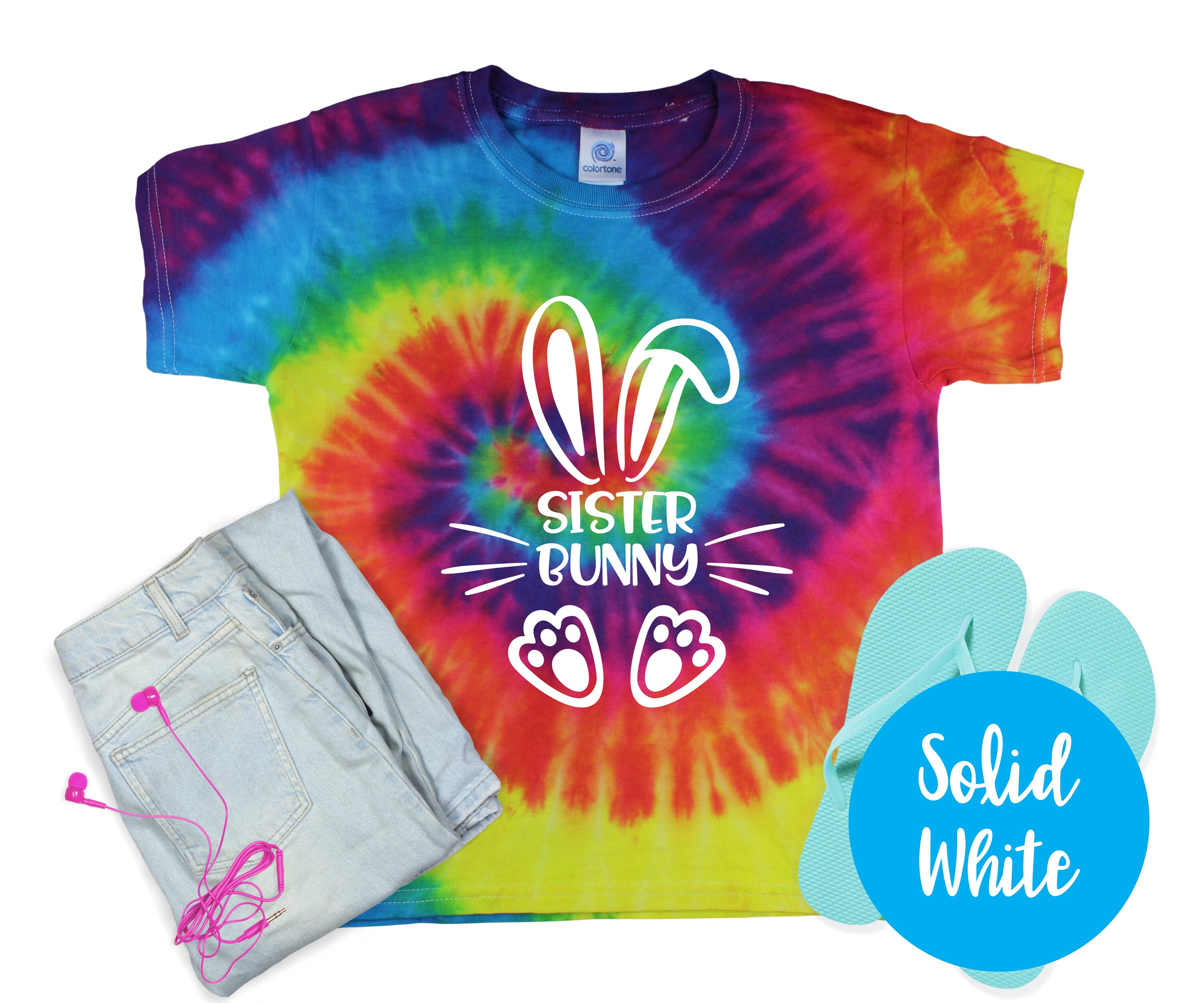 easter tie dye shirts