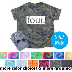 Birthday Boy Girl Age Camouflage Shirt Birthday Party Birthday Solid White Vinyl Birthday Girl Boy Party Top Unisex Camouflage Shirt
