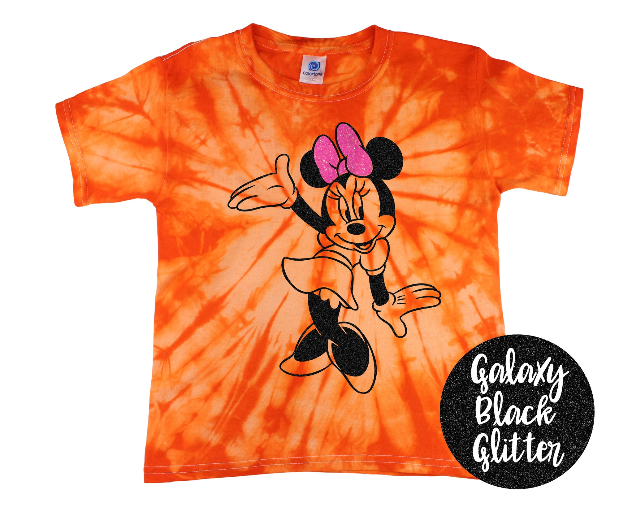 Minnie Mouse Tie Dye Vacation Bright Bow 3D T Shirt