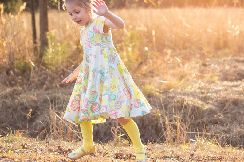 Banana Yellow Knee High Socks Hand Dyed Yellow Toddler Knee High Socks Baby Children/'s Girl/'s Socks Spring Uniform Dyed Pink Spring Sock