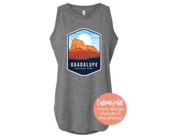 National Park Tank Top Guadalupe National Park Adventure Vacation Family Trip Hike Road Trip State Park Forest Desert Family Matching Tees