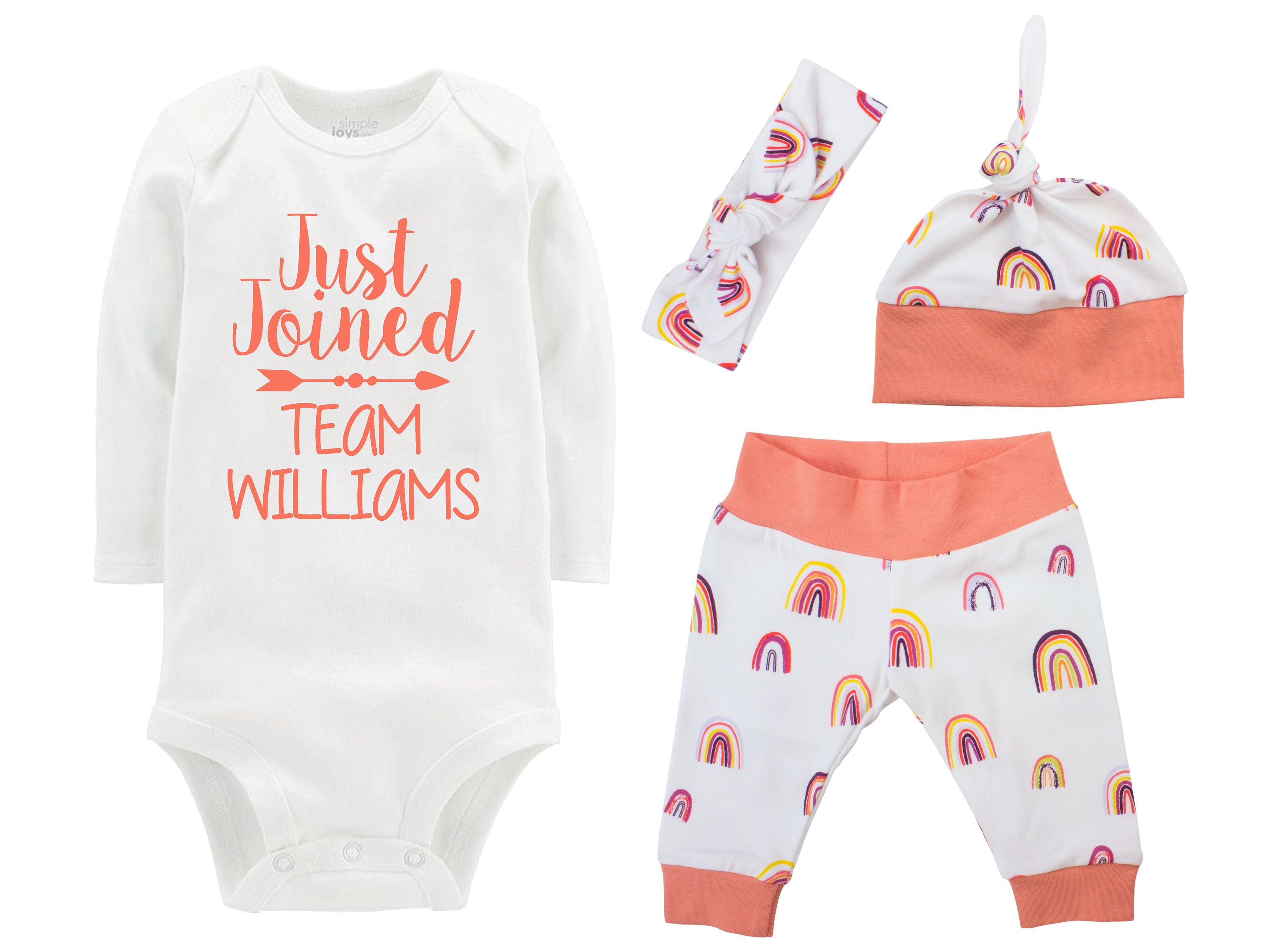 yellow newborn coming home outfit