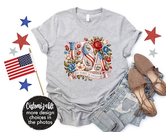 250e verjaardag Verenigde Staten van Amerika T-shirt 250 jaar vrijheid VEEL KEUZES