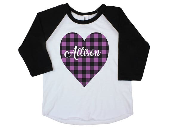 Valentine's Day Shirt, Buffalo Plaid Heart Shirt Valentine's Day Shirt, Buffalo Plaid Heart Shirt