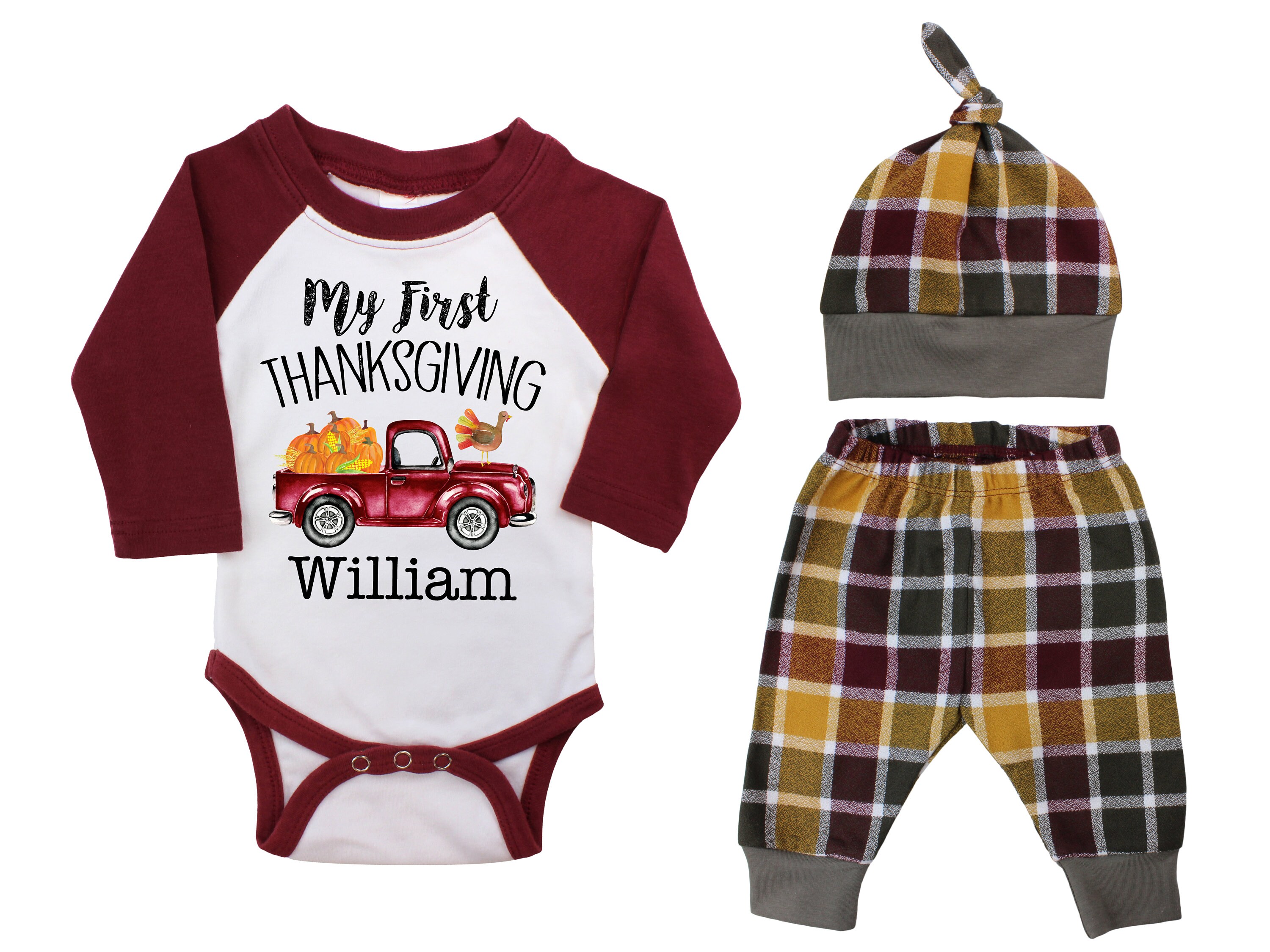 my first thanksgiving outfit boy