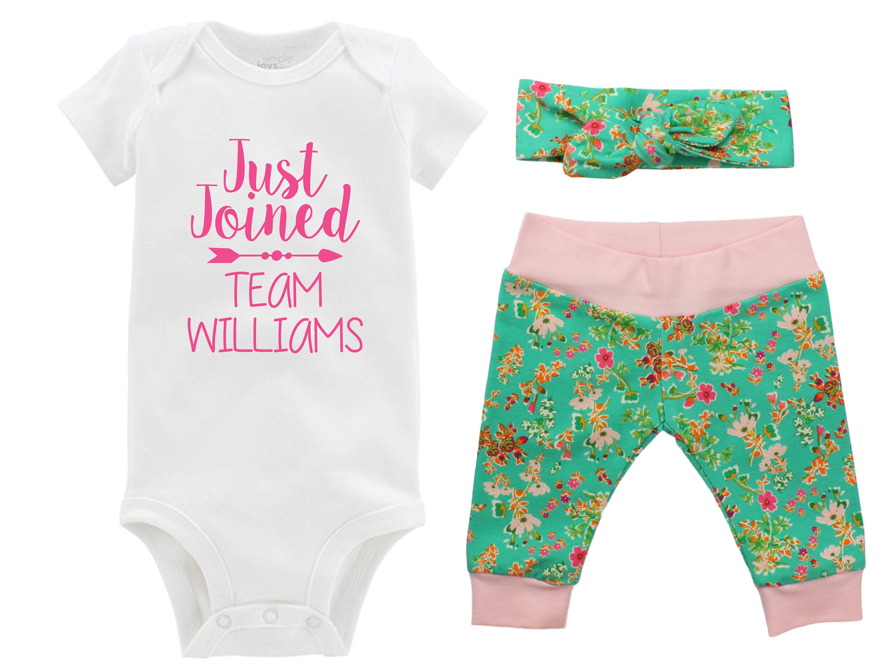 green newborn outfit