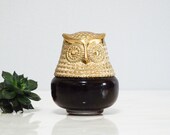 Avon Owl Fragrence Gel Bottle Owl Fancy Raining Violets 4 Ounce Cologne Gelée New Old Stock Vintage 1960s