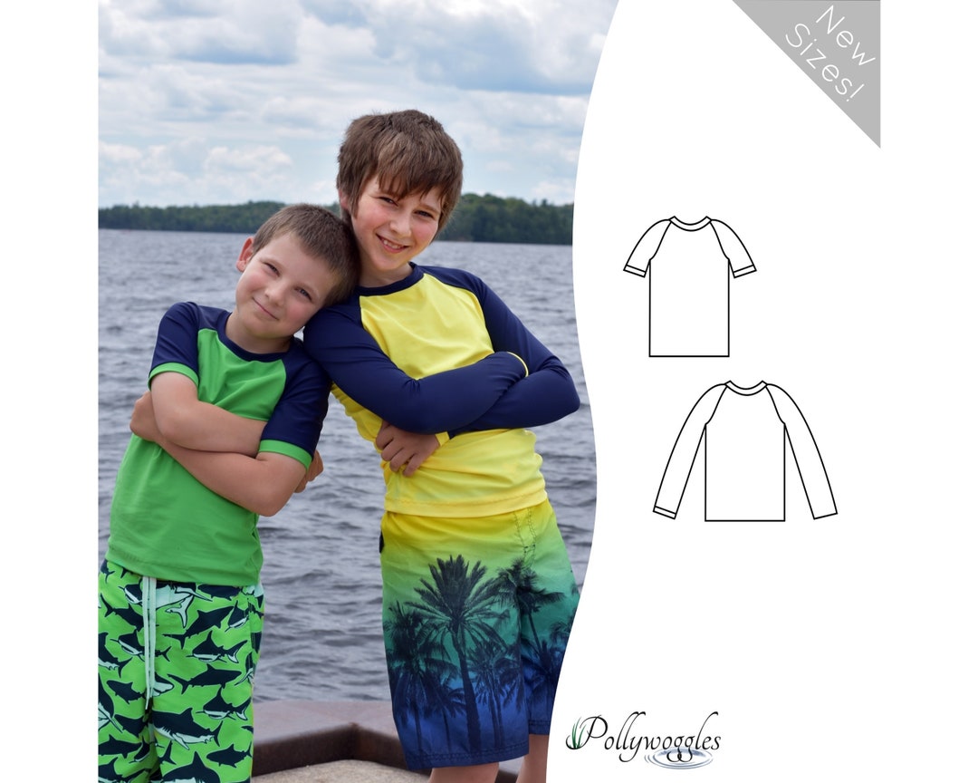 Rashguard Pattern - Fathom Five - 2-18Y - PDF - Etsy Australia