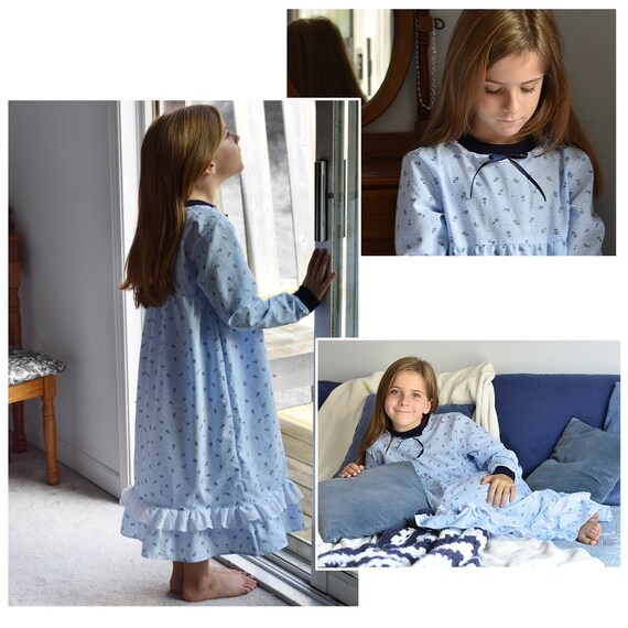 Girls flannel night gown hotsell