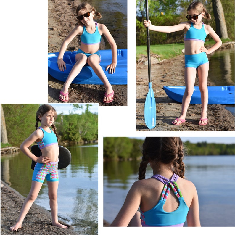 Swimsuit Pattern Nahanni Tankini & Bikini 2-12Y image 9