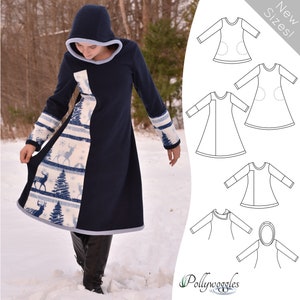 Fleece Dress & Tunic Pattern - "Muskoka" - 2-18Y PDF