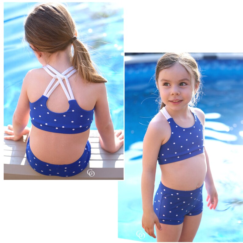 Swimsuit Pattern Nahanni Tankini & Bikini 2-12Y image 3