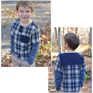 Shirt Pattern Gaspe PDF 2-12Y image 5