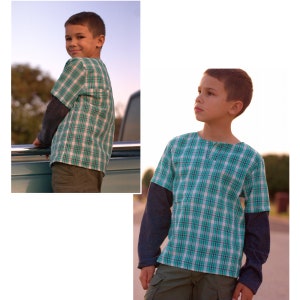 Shirt Pattern Gaspe PDF 2-12Y image 9