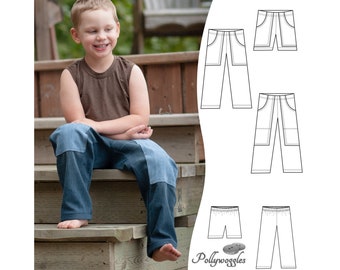 Pants & Shorts Pattern - 'Malpeque Bay' - 2-12Y