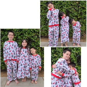 Simcoe Bundle Cotton Flannel Pajamas and Nightgown Patterns image 6