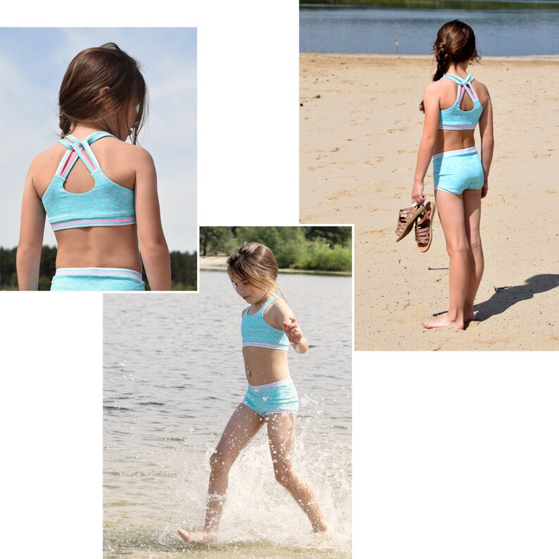 Swimsuit Pattern Nahanni Tankini & Bikini 2-12Y image 5