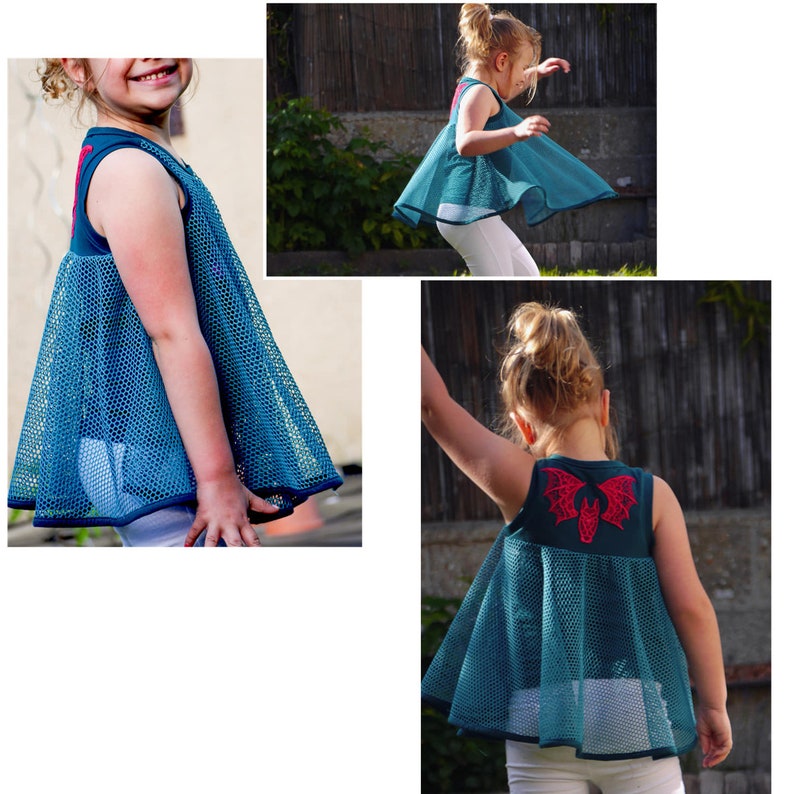 Twirl & Bubble Top Pattern Avalon 2-12Y PDF image 2