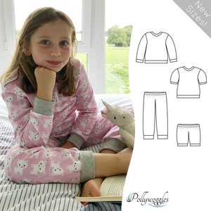 Baumwolle Flanell Pyjama Schnittmuster - Simcoe - PDF - 2-18Y