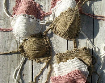 crochet bikini set Basic 1. Can be made in any color
