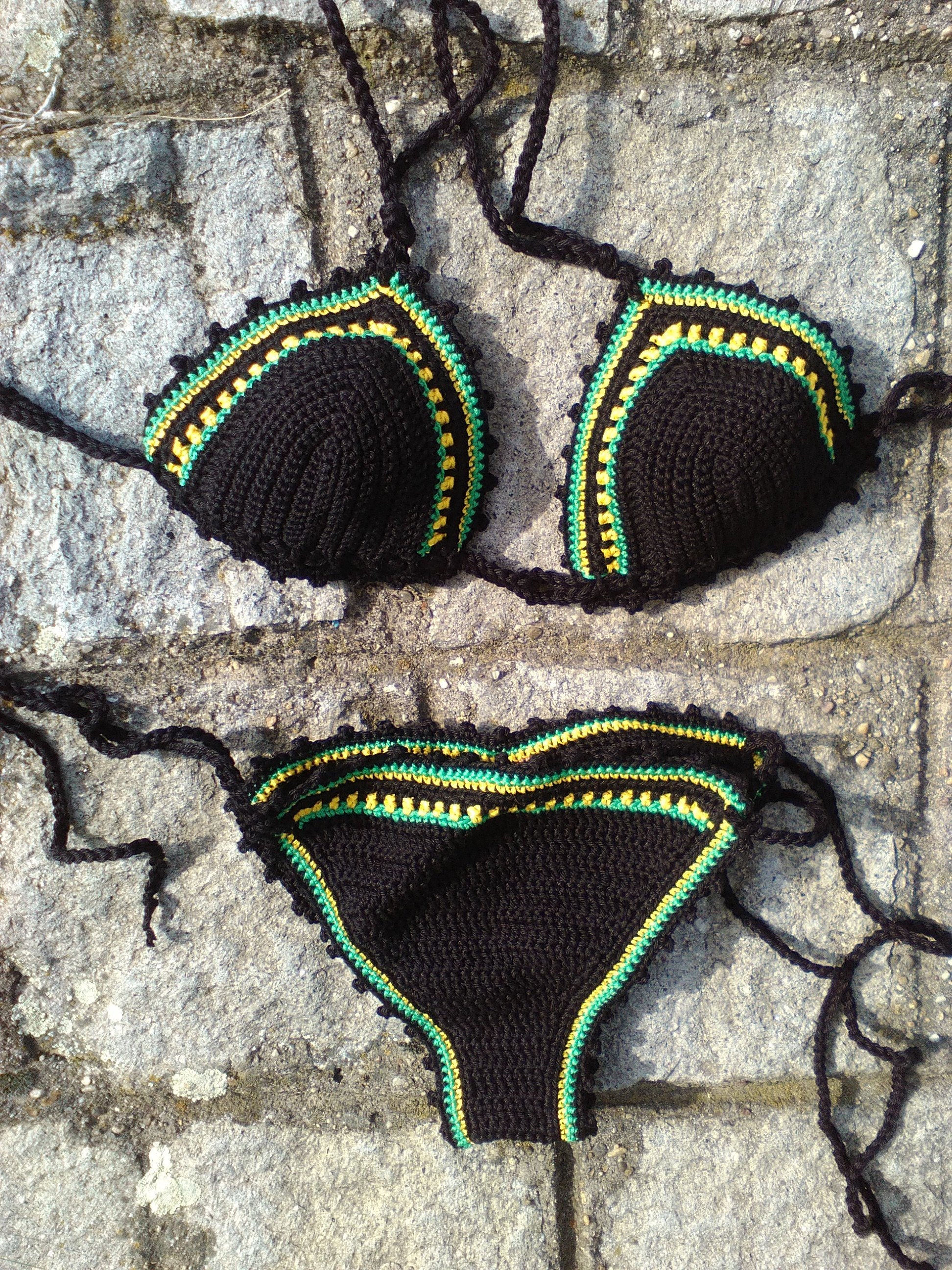 crochet bikini set Simone Jamaica bikini Crochet Beachwear Etsy