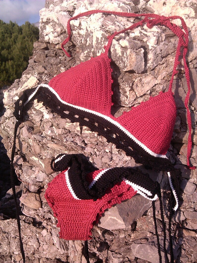 Crochet Bikini Set Nikita Bikini Crochet Swimwear Bikini Etsy