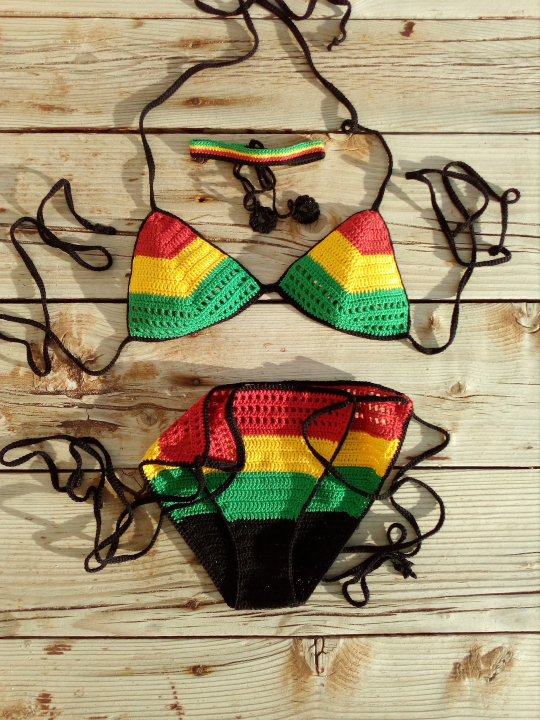 COOYAH - REGGAE STRIPE - BIKINI SET – The Street Supply Co