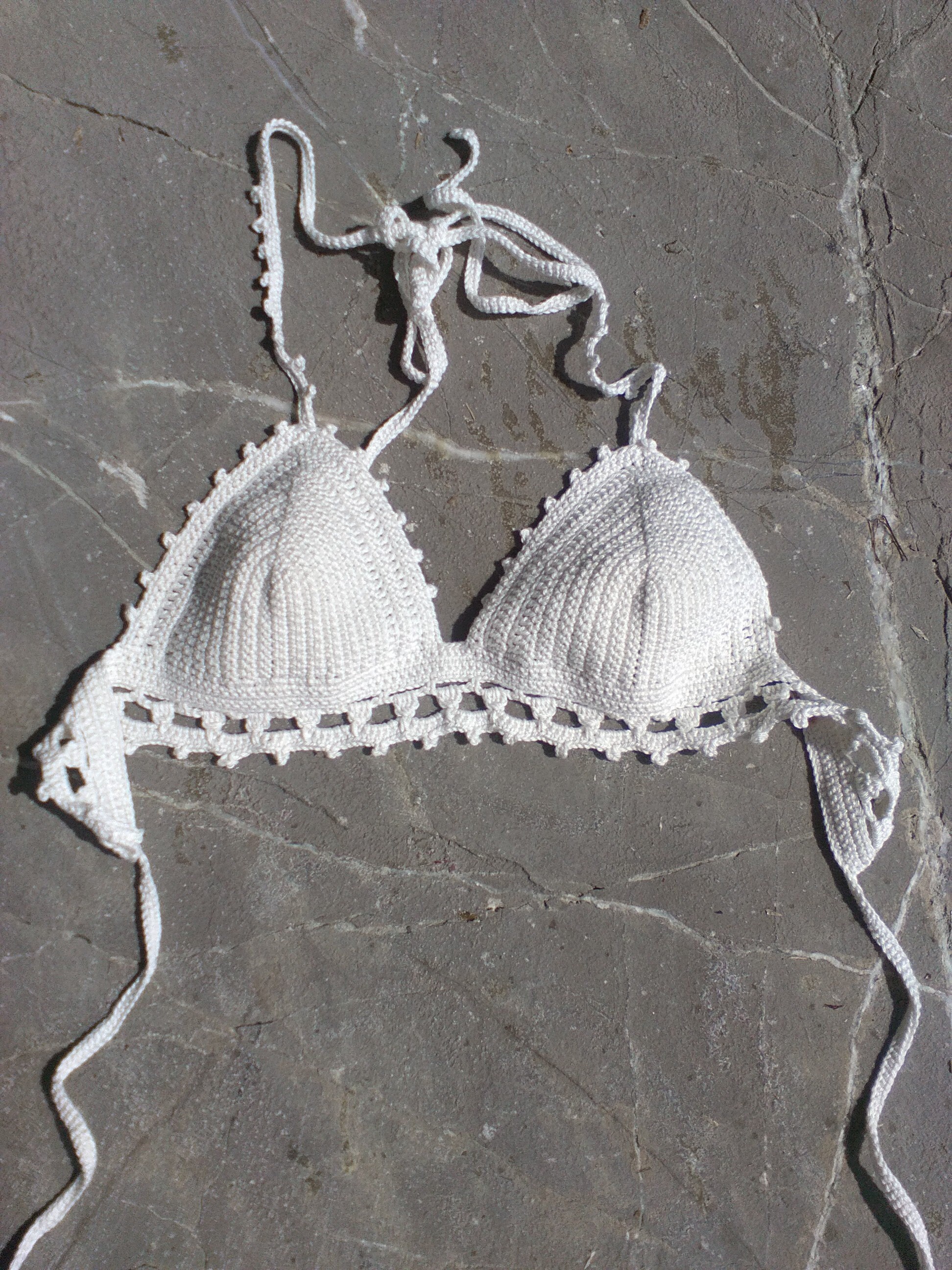 Crochet bikini set white bikini Nicola Crochet Swimwear | Etsy