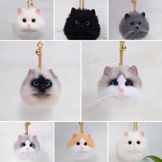 cat plush purse