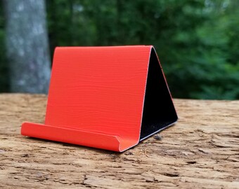 Flourescent Red Smartphone/Business Card/Photo Stand