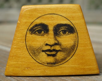 Moon Graphic Smartphone, Business Card Stand