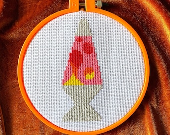 Lavalamp Cross Stitch PATROON PDF Instant Download DIY
