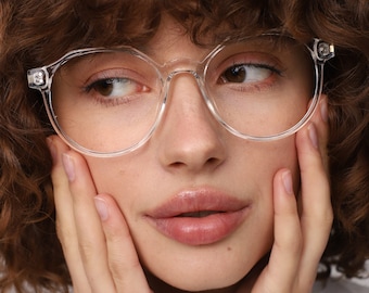 Montures de lunettes transparentes pour femmes avec verres correcteurs ou non