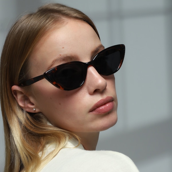 Cat-Eye-Sonnenbrille für Damen mit polarisierten Gläsern