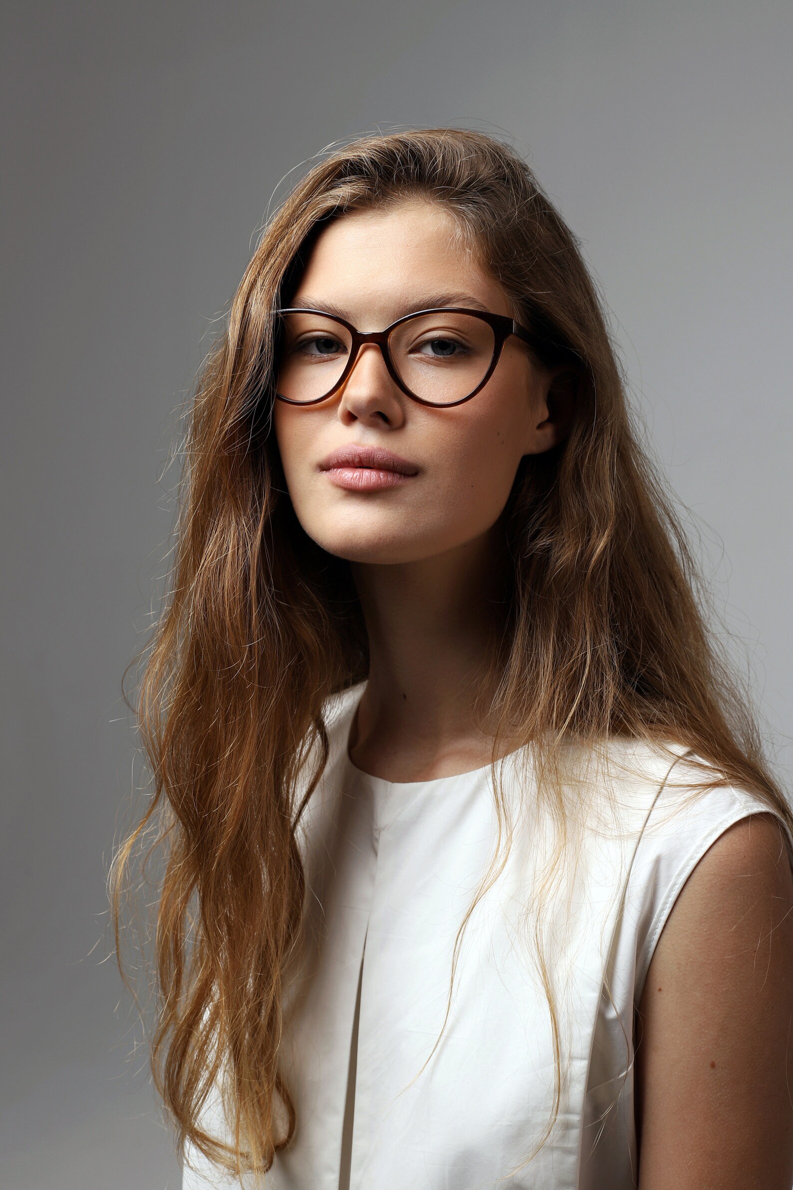 Cat Eye Reading Glasses Frames Women With Antireflective Etsy