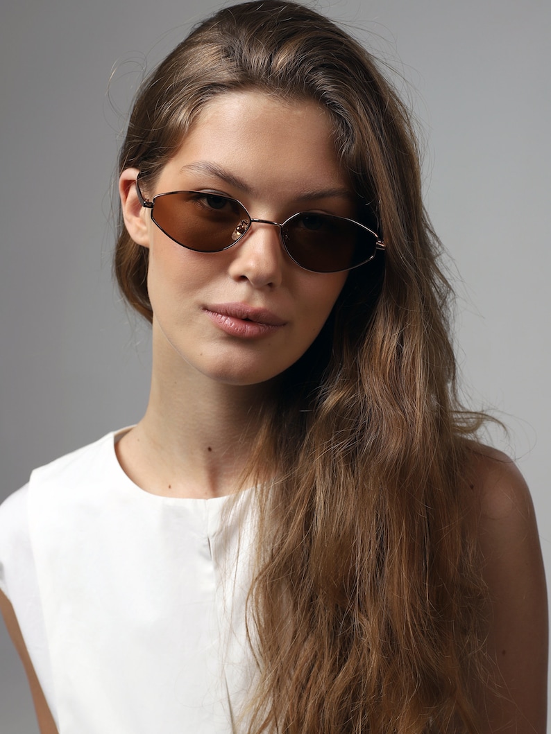 rectangle sunglasses oval shape unisex