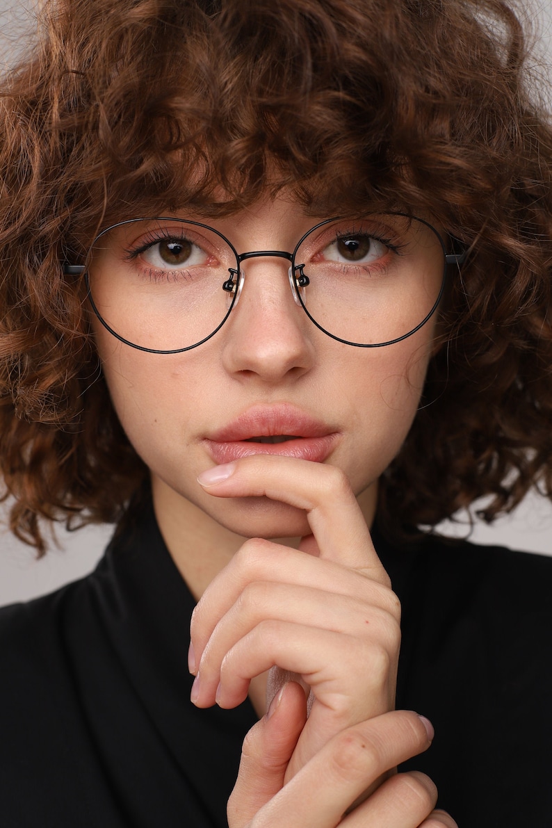 Black reading glasses frames