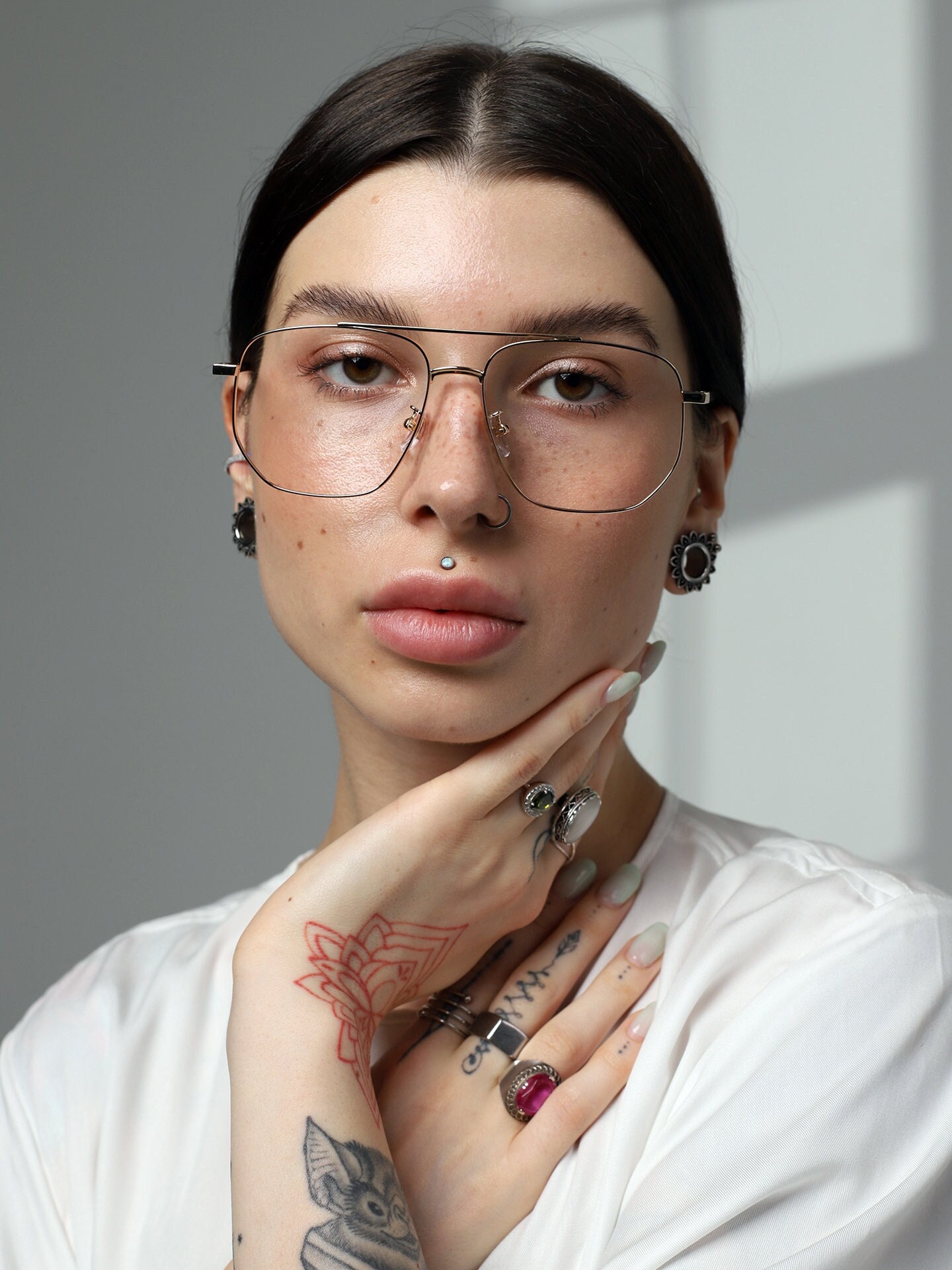 Oversized Glasses Frames Women Men With Prescription or Non - Etsy UK Oversized Glasses Frames Women Men With Prescription or Non - Etsy UK
