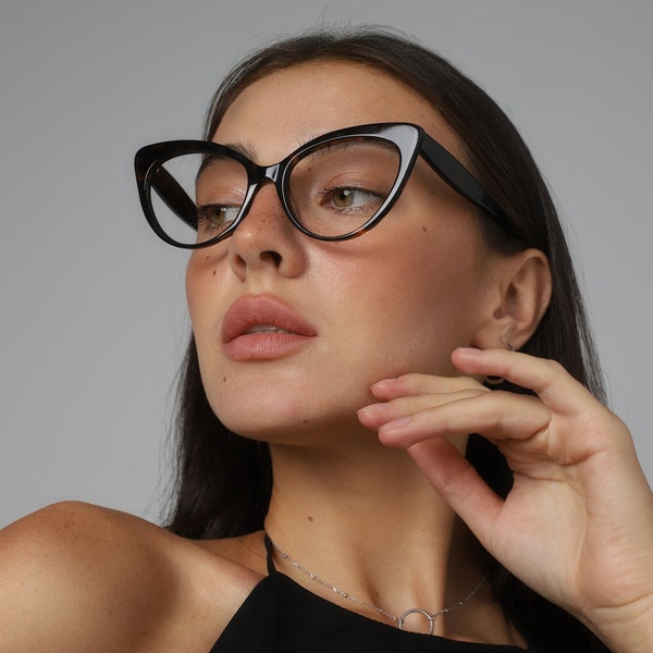 Cat Eye Glasses Etsy