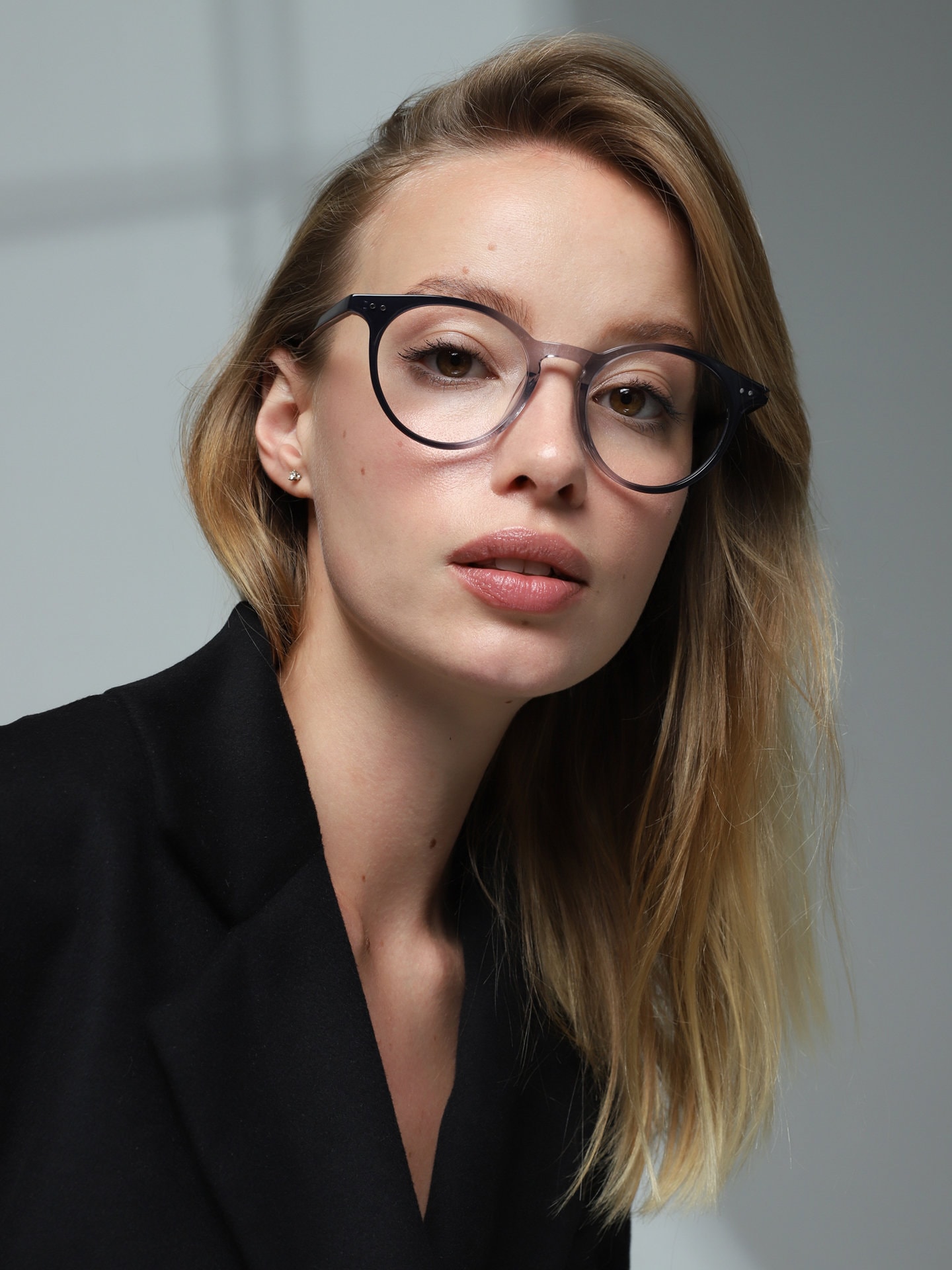 Occhiali Da Vista Rotondi Retr&ograve; Coyee | Unisex In Acetato Legno | RX-able