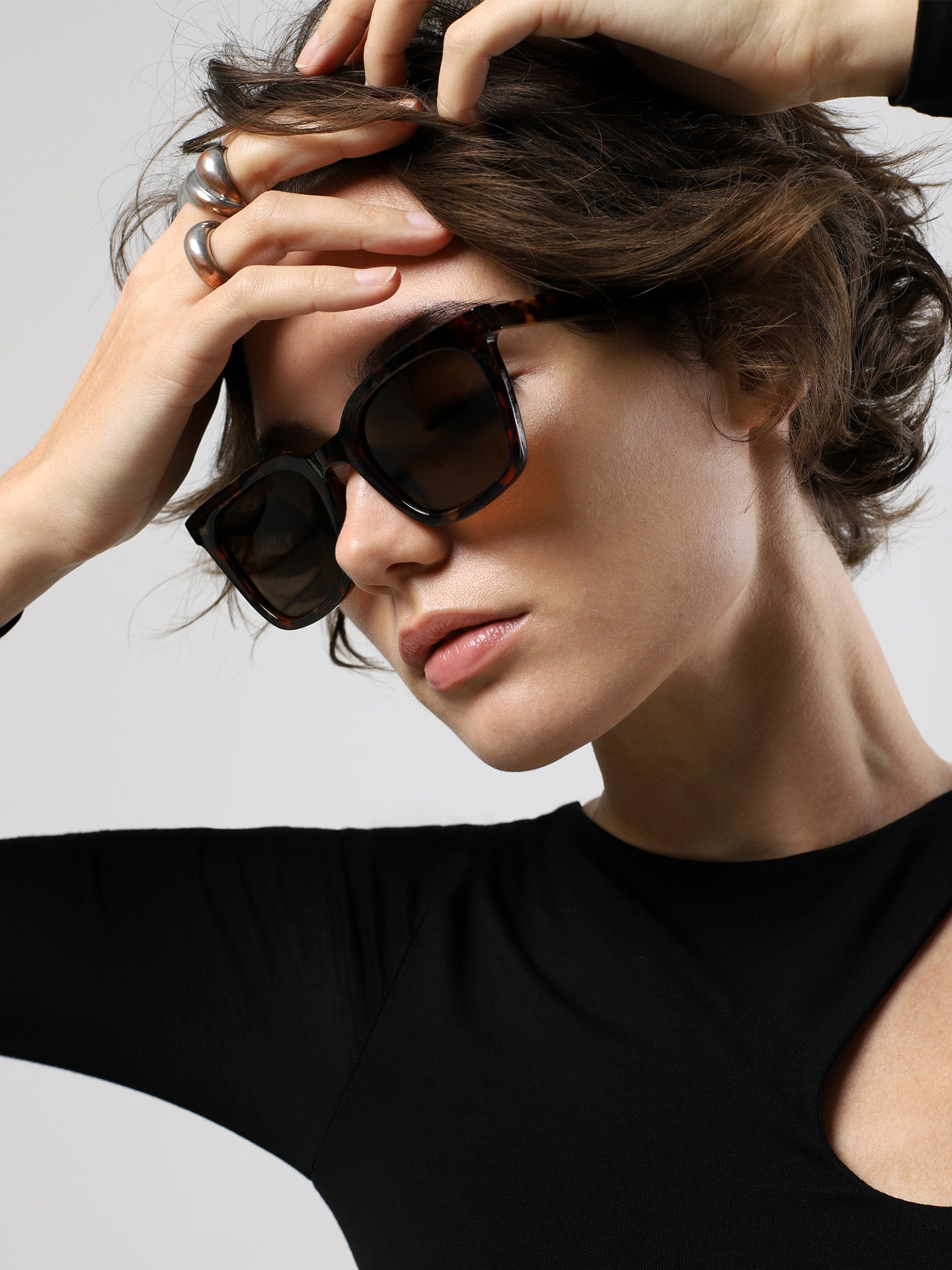 Trendy Rectangle Square Sunglasses for Women | Designer 