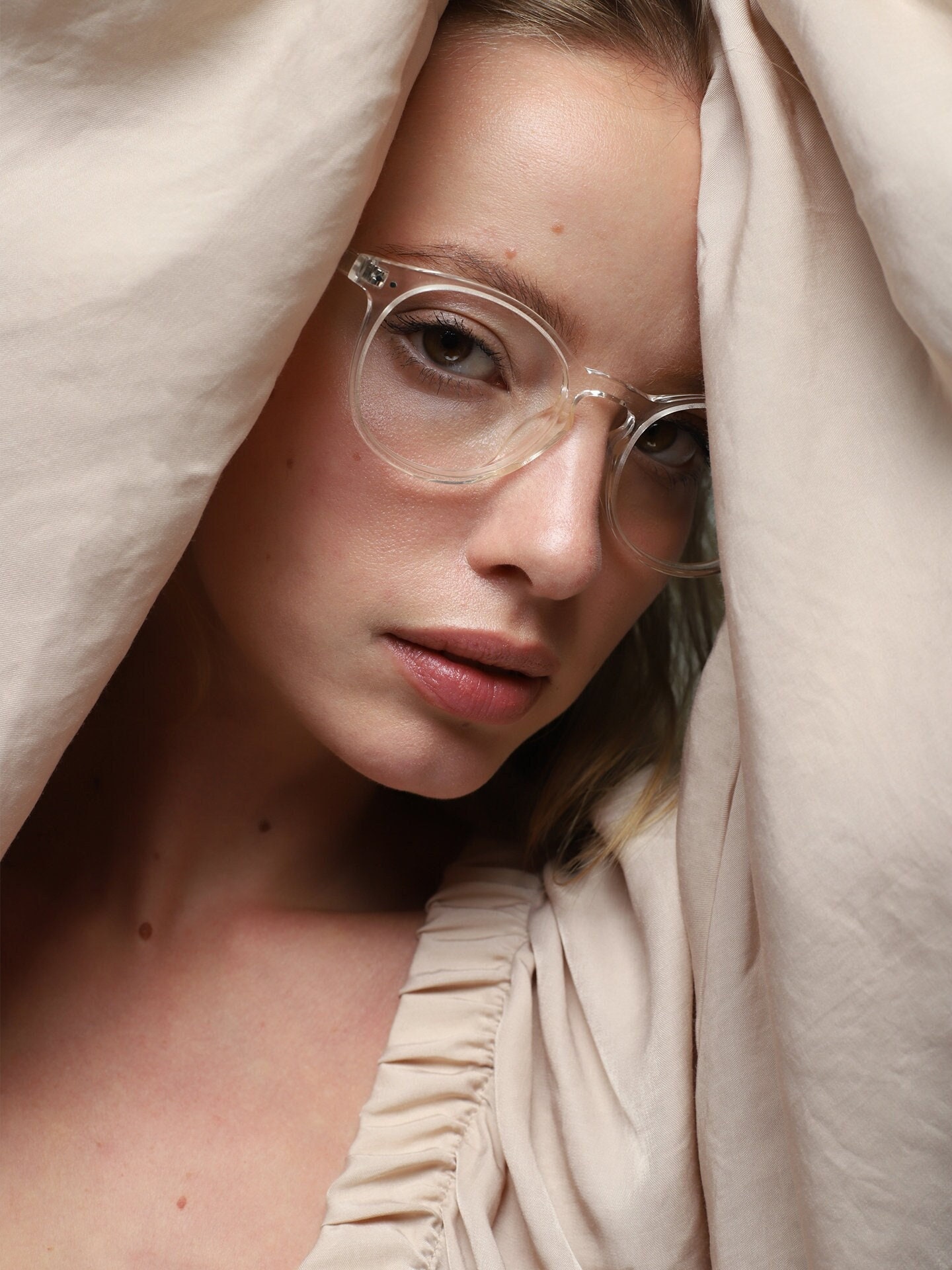 Monturas de gafas redondas transparentes para mujeres - Etsy España